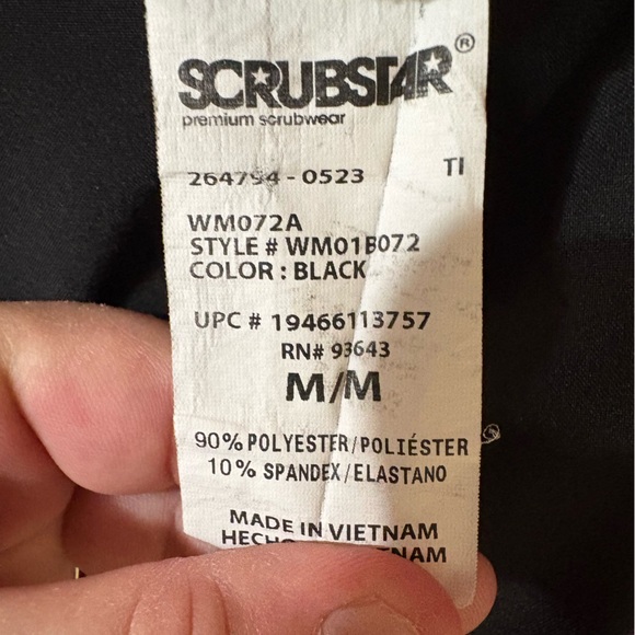 Scrubstar Women’s Black Scrub Pants - Picture 2 of 8